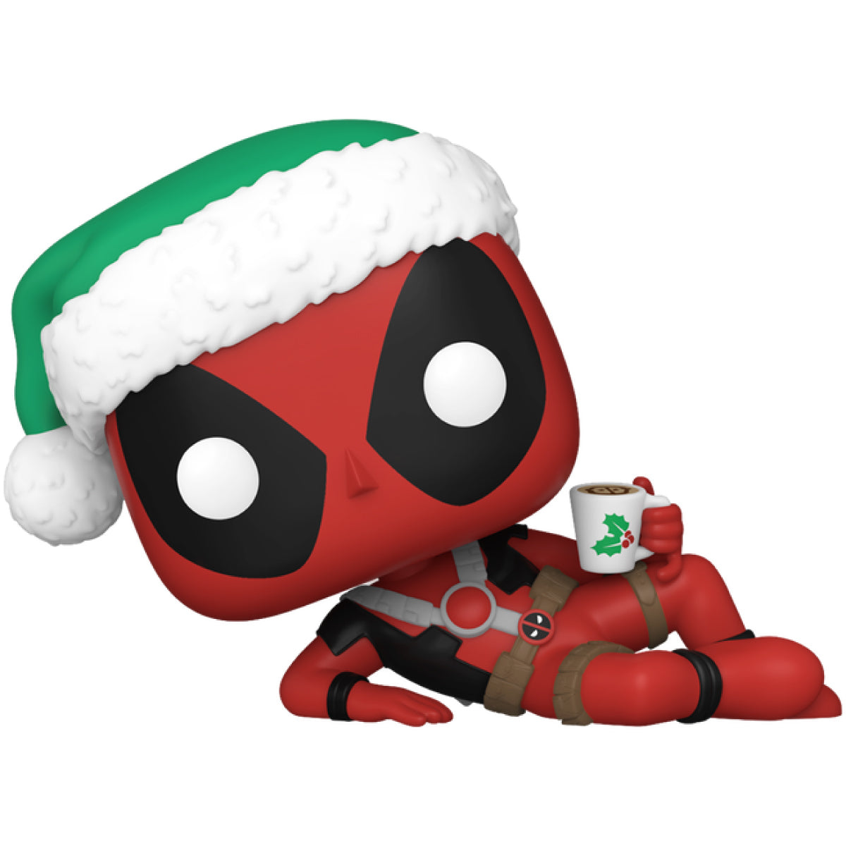 marvel: deadpool holiday - deadpool 9cm - funko pop! 1442