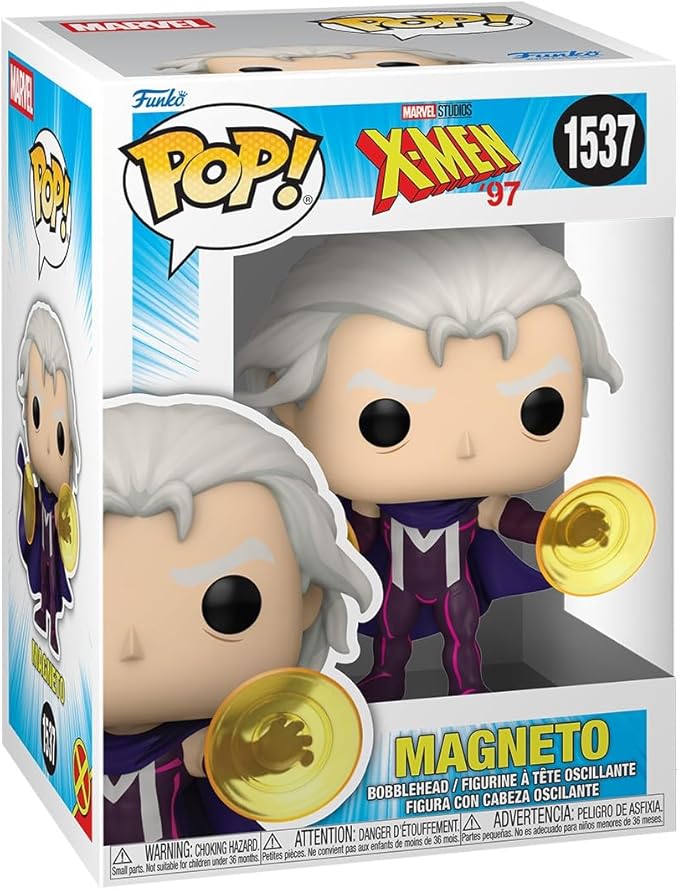 marvel: x-men - magneto (1997) 9cm - funko pop! 1537
