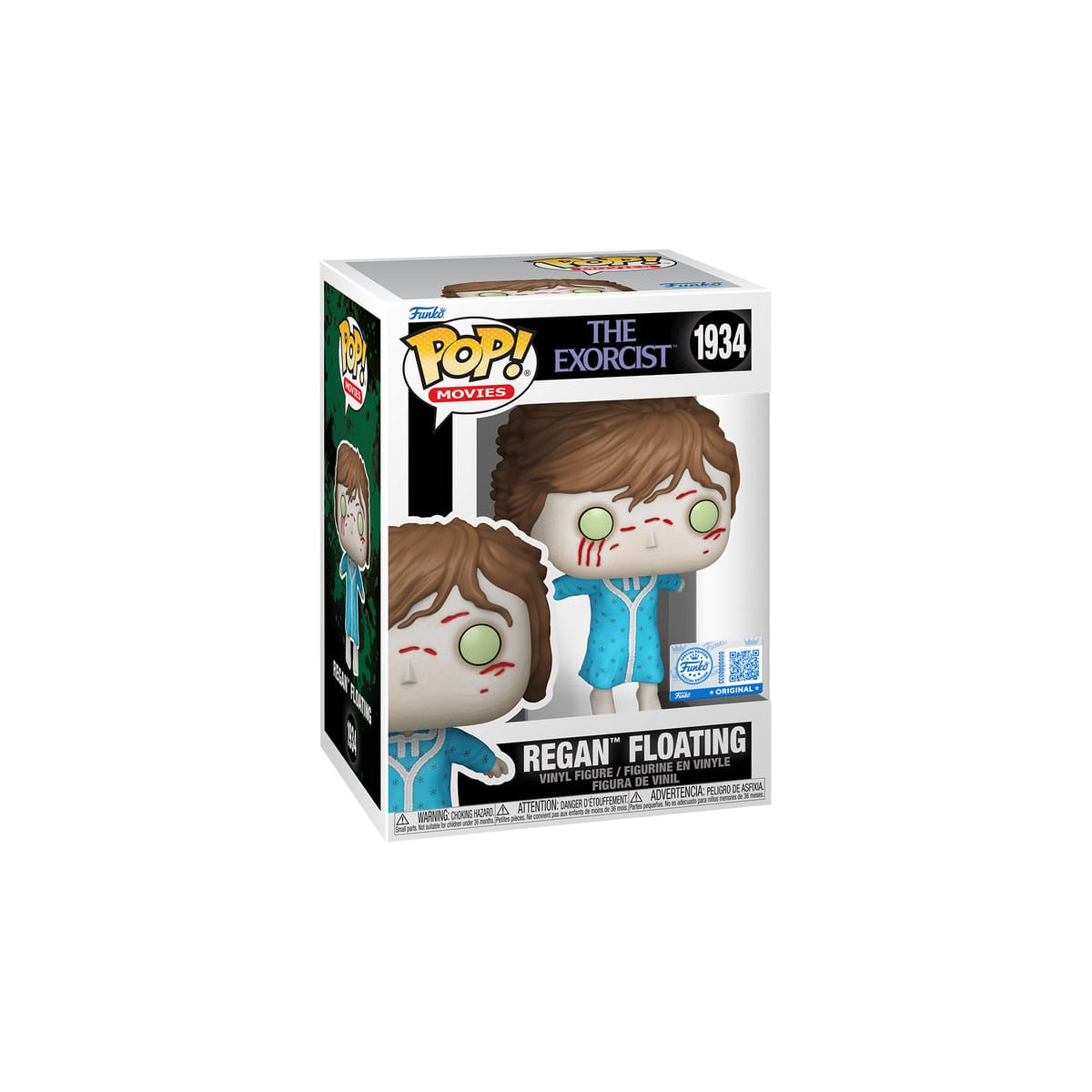 the exorcist - regan floating exclusive edition 9cm - funko pop! 203