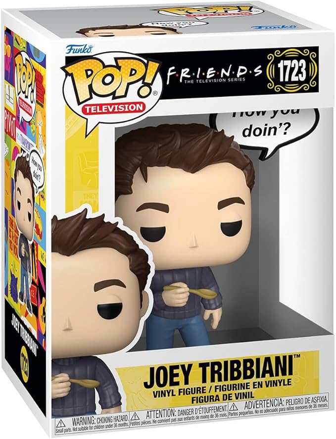 friends - joey tribbiani 9cm - funko pop! 1723