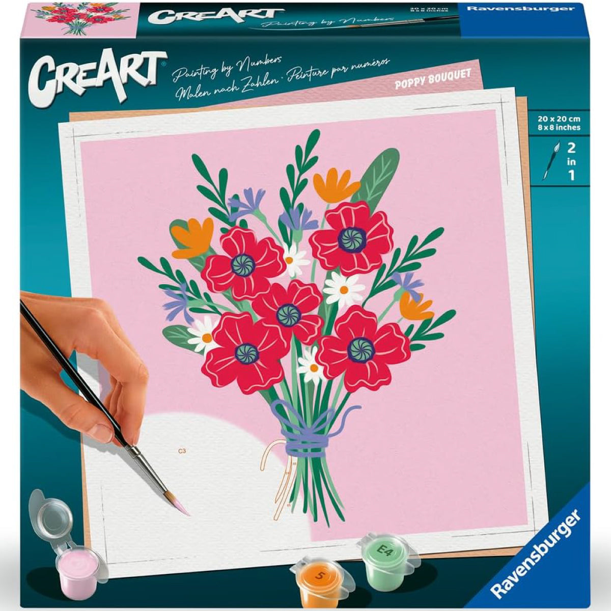 creart - papaveri bouquet