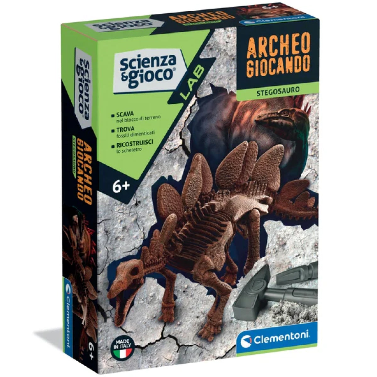 scienza e gioco - archeogiocando - stegosauro