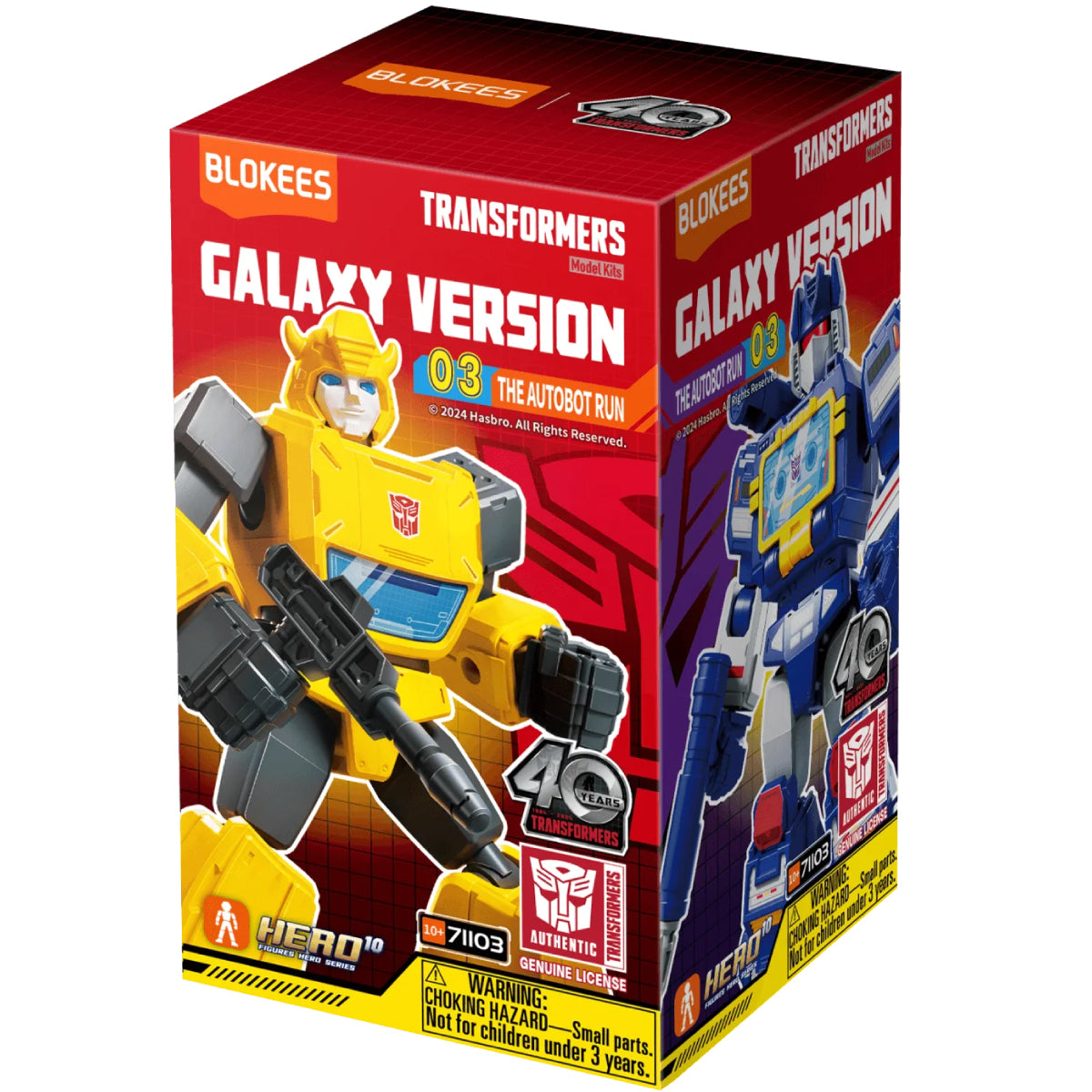 transformers - galaxy version 03 - the autobot run - un modello assortito