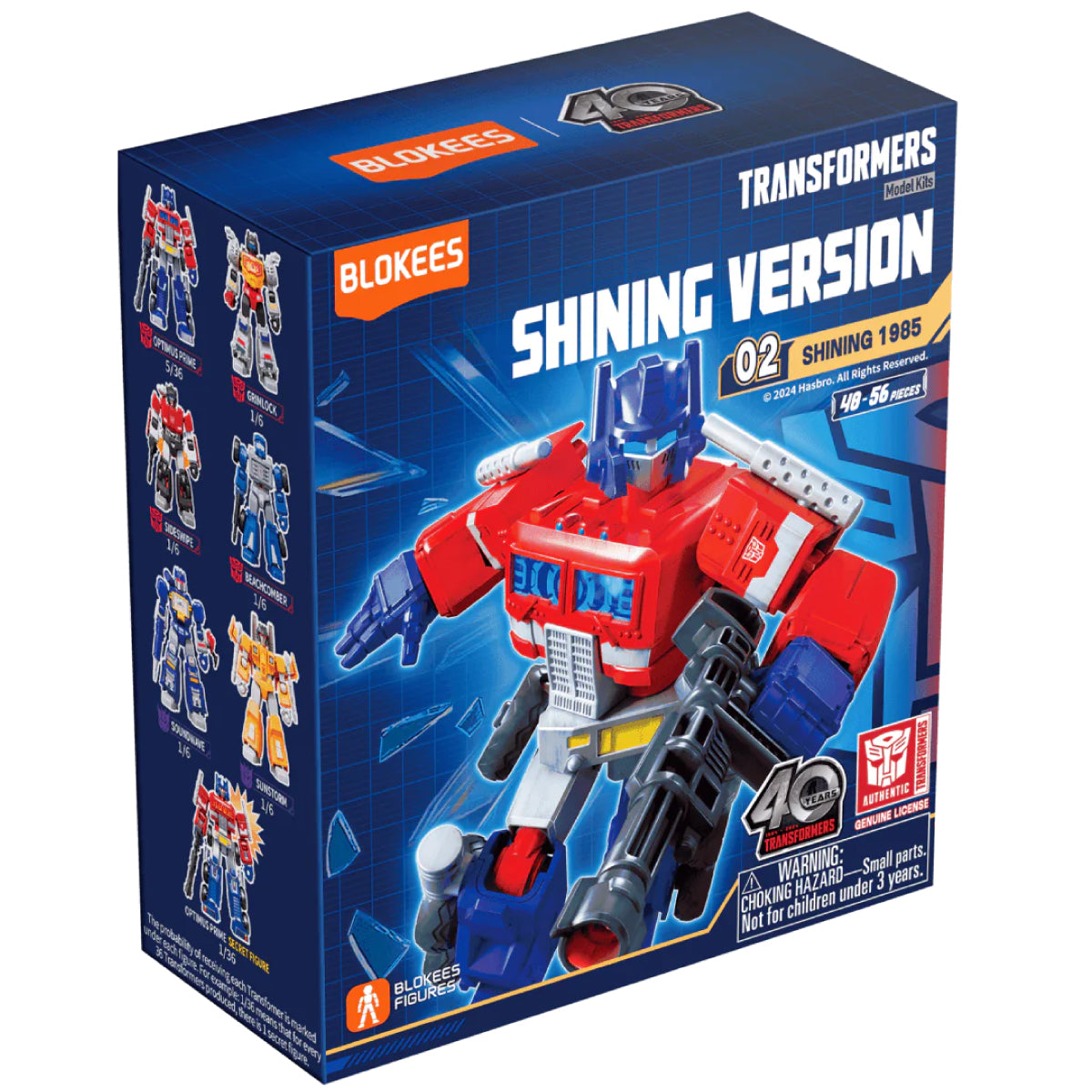 transformers - shining version 02 - shining 1985 - un modello assortito