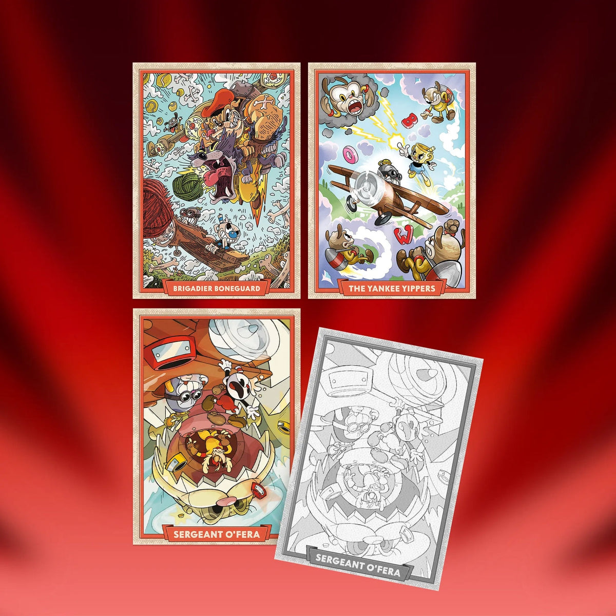 cuphead - out of the cards - box (20 buste)