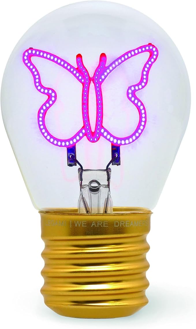 bulb fiction - lampada da tavolo lampadina - butterfly