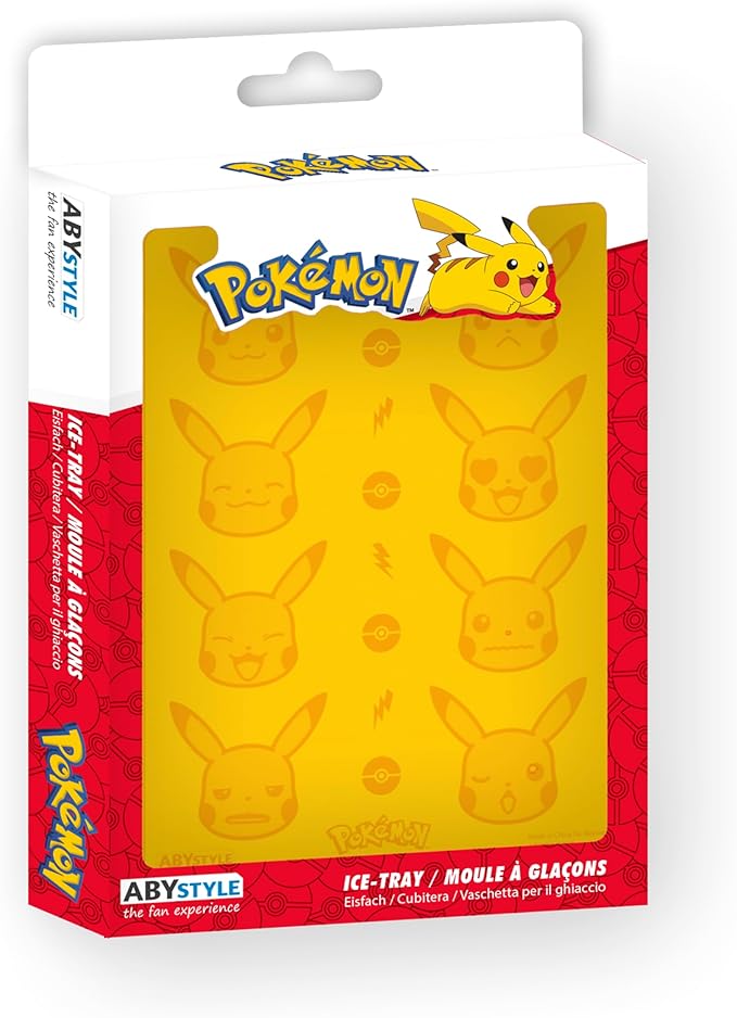 pokémon - stampo per cubetti di ghiaccio - pikachu
