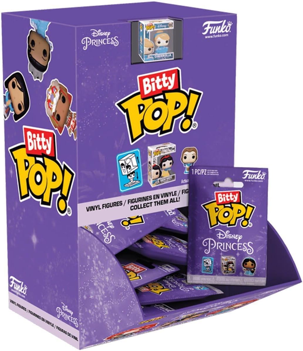 disney: princess - 1 personaggio assortito 3cm  - funko pop! bitty