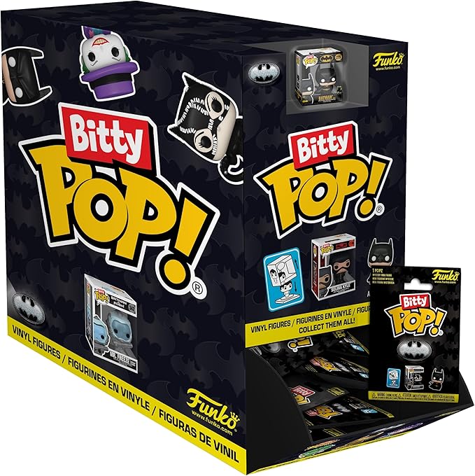 dc - batman 1 personaggio assortito 3cm - funko pop! bitty