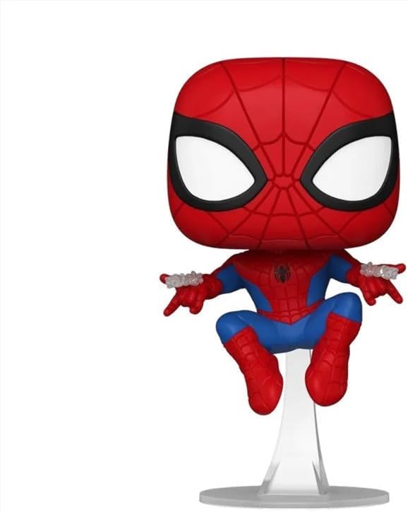 marvel: jumping spider-man 9cm - funko pop! 1454
