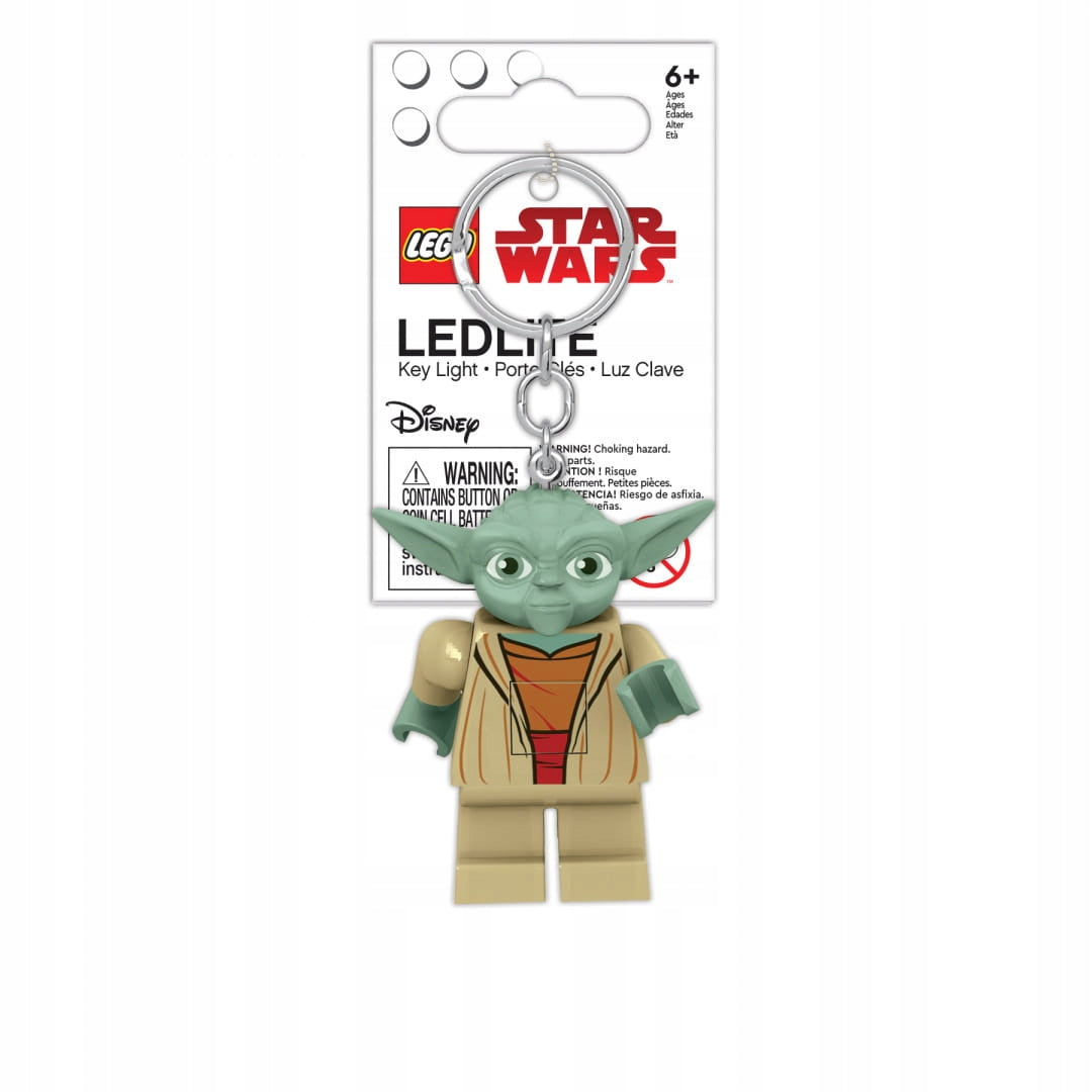 Gadget ke11h yoda portachiavi con torcia led