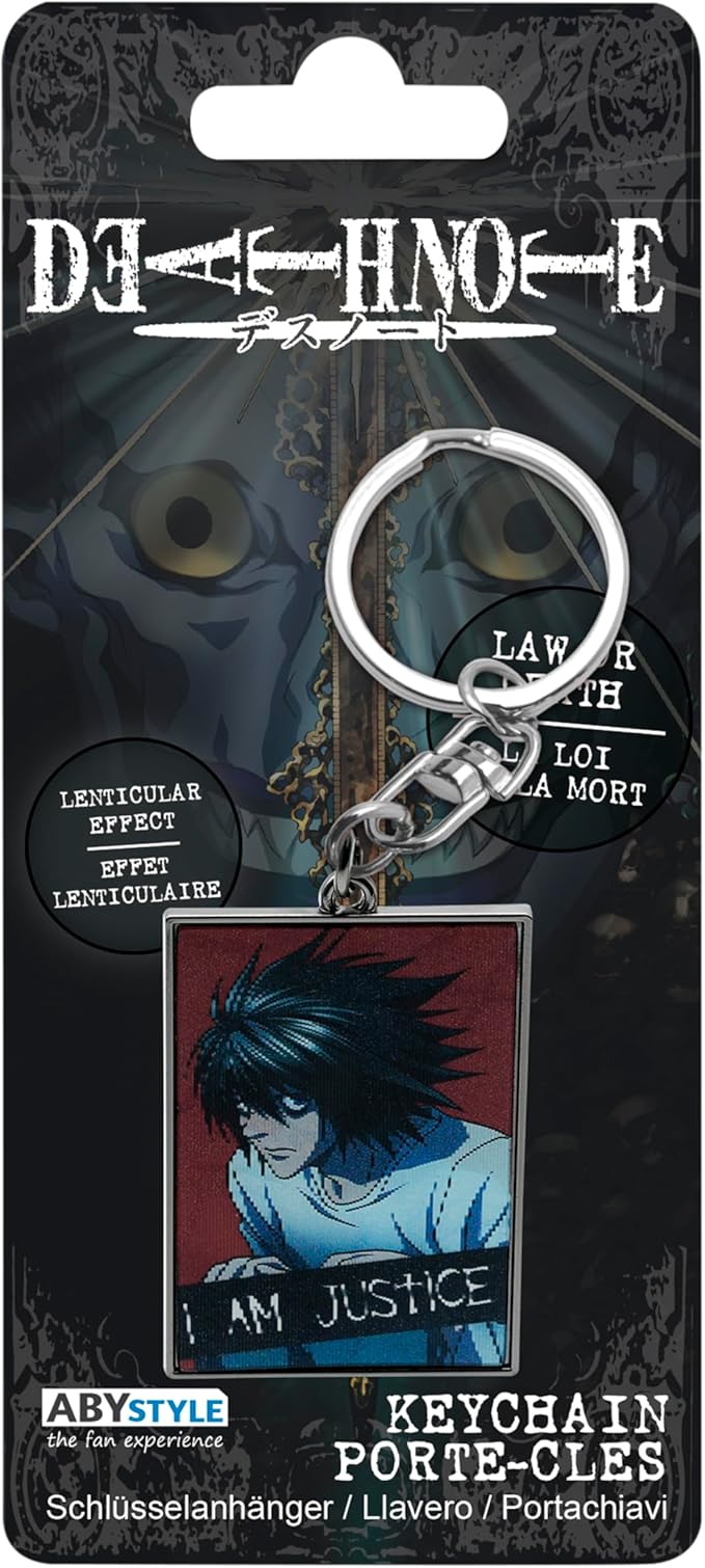 death note - portachiavi - lenticular justice