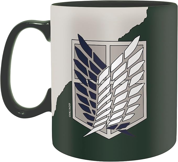 attack on titan - tazza 460ml - emblema s4