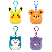 squishmallows clip on - peluche 10cm - pokémon personaggio assortito