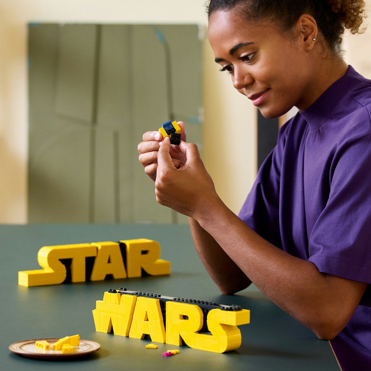 LEGO Star Wars 75407 logo star wars™ in mattoncini