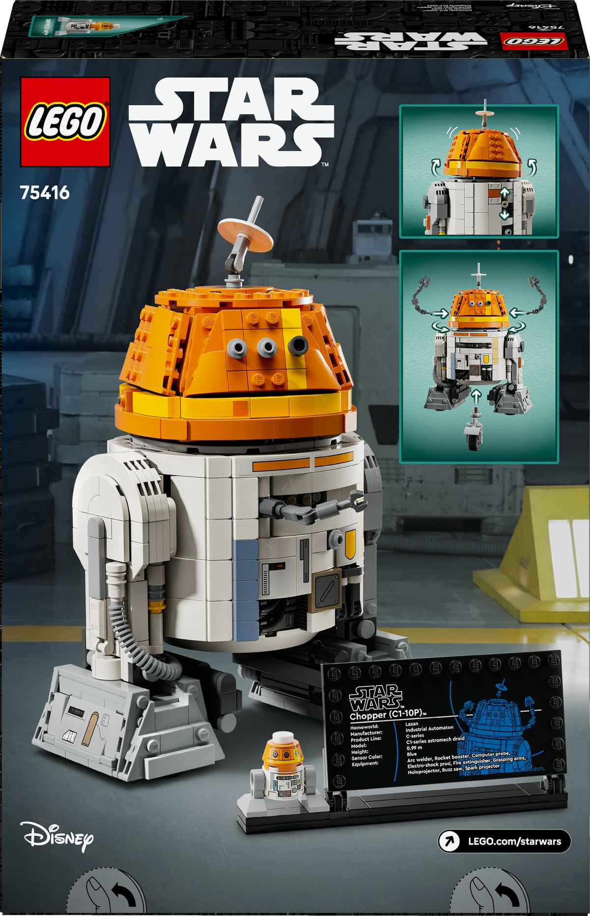 LEGO Star Wars 75416 droide astromeccanico chopper (c1-10p)™