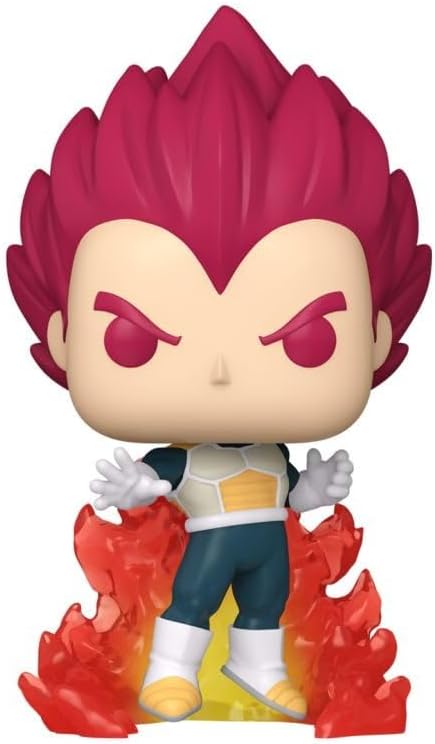 dragon ball super - vegeta super saiyan god 9cm - funko pop! 1868 chase
