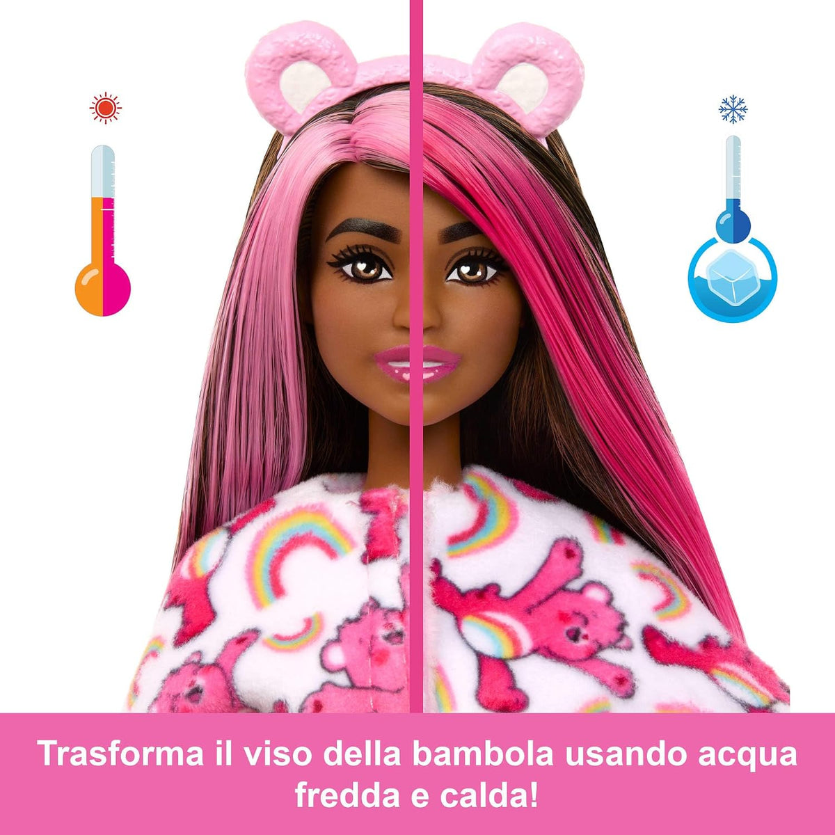 barbie cutie reveal - orsetti del cuore - 1 modello assortito