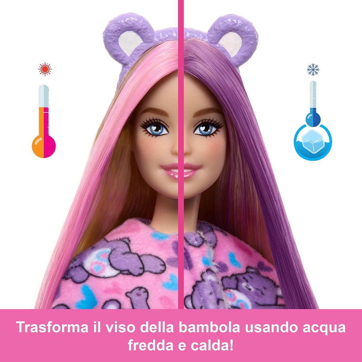 barbie cutie reveal - orsetti del cuore - 1 modello assortito