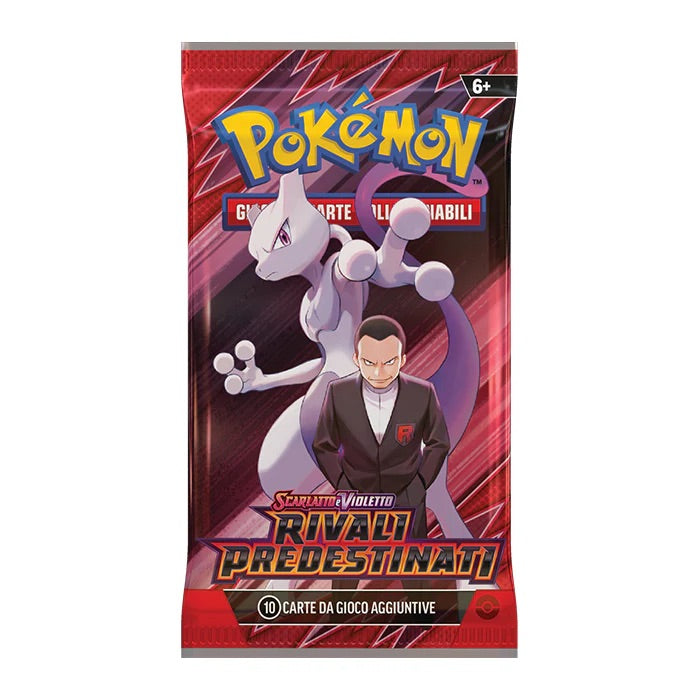 pokémon scarlatto e violetto - rivali predestinati - bustina singola 10 carte (ita)
