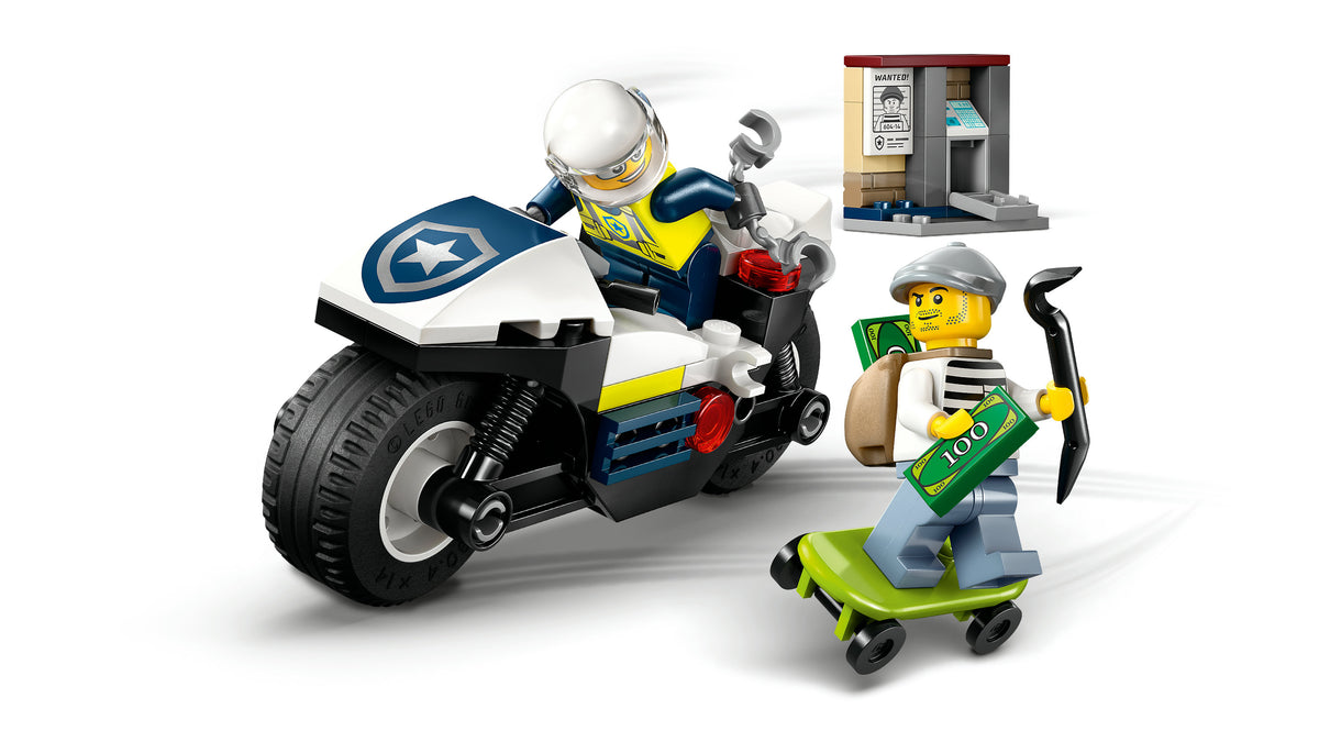 LEGO City 60455 Inseguimento della moto della Polizia