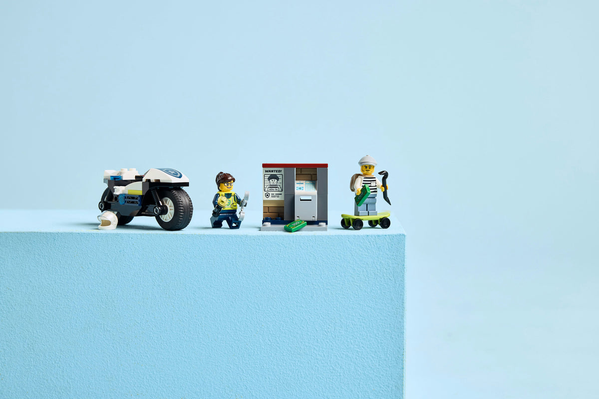 LEGO City 60455 Inseguimento della moto della Polizia