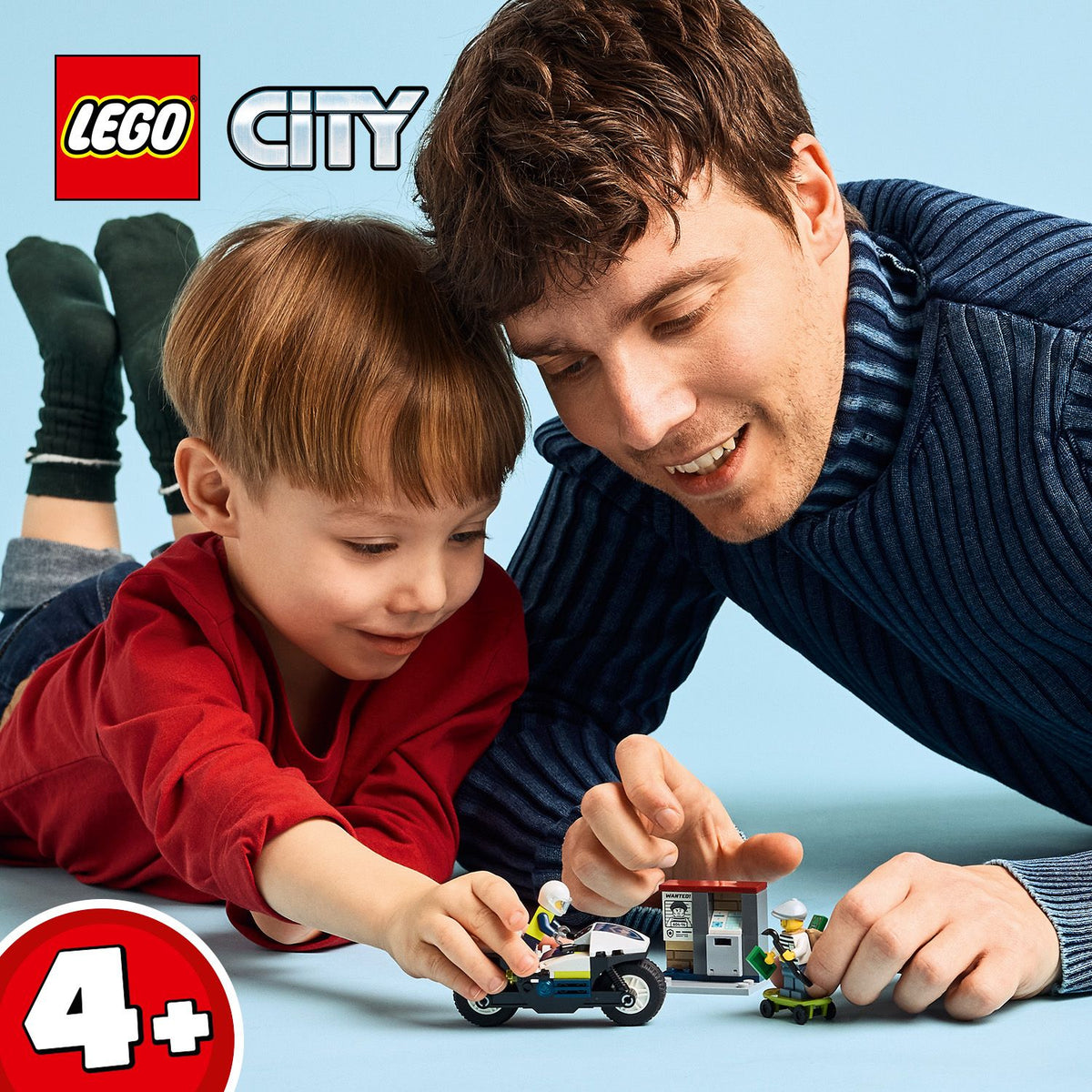 LEGO City 60455 Inseguimento della moto della Polizia