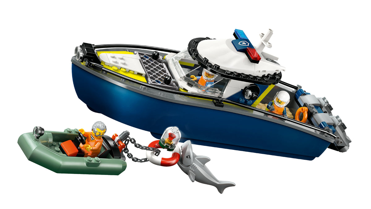 LEGO City 60456 Inseguimento del motoscafo della Polizia