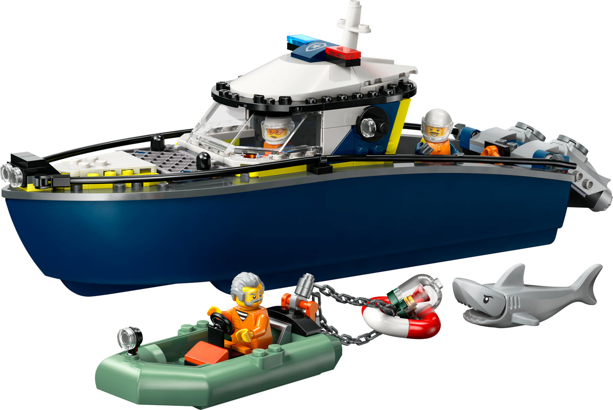 LEGO City 60456 Inseguimento del motoscafo della Polizia