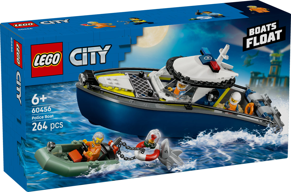 LEGO City 60456 Inseguimento del motoscafo della Polizia