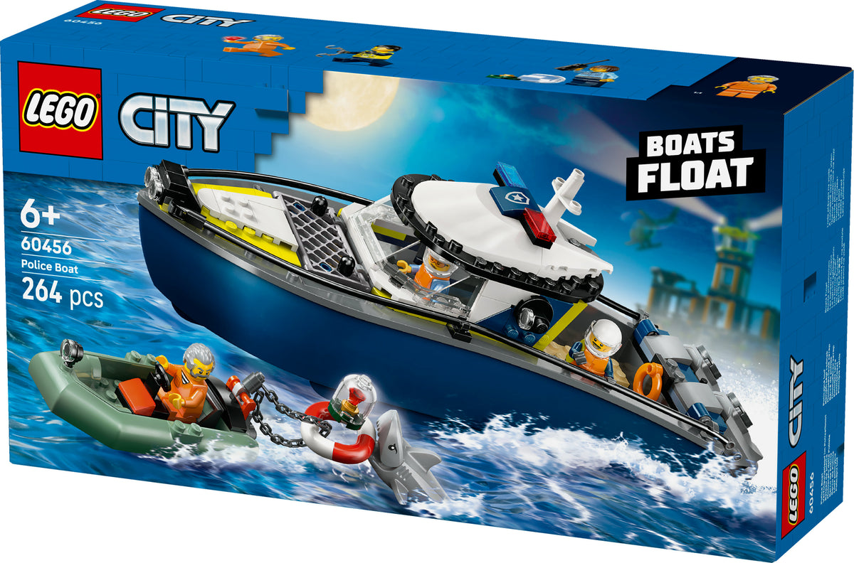 LEGO City 60456 Inseguimento del motoscafo della Polizia