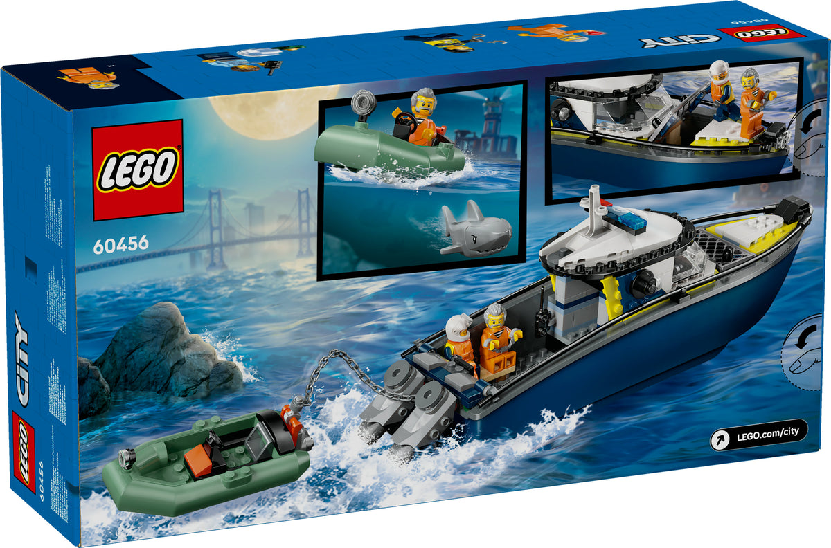 LEGO City 60456 Inseguimento del motoscafo della Polizia