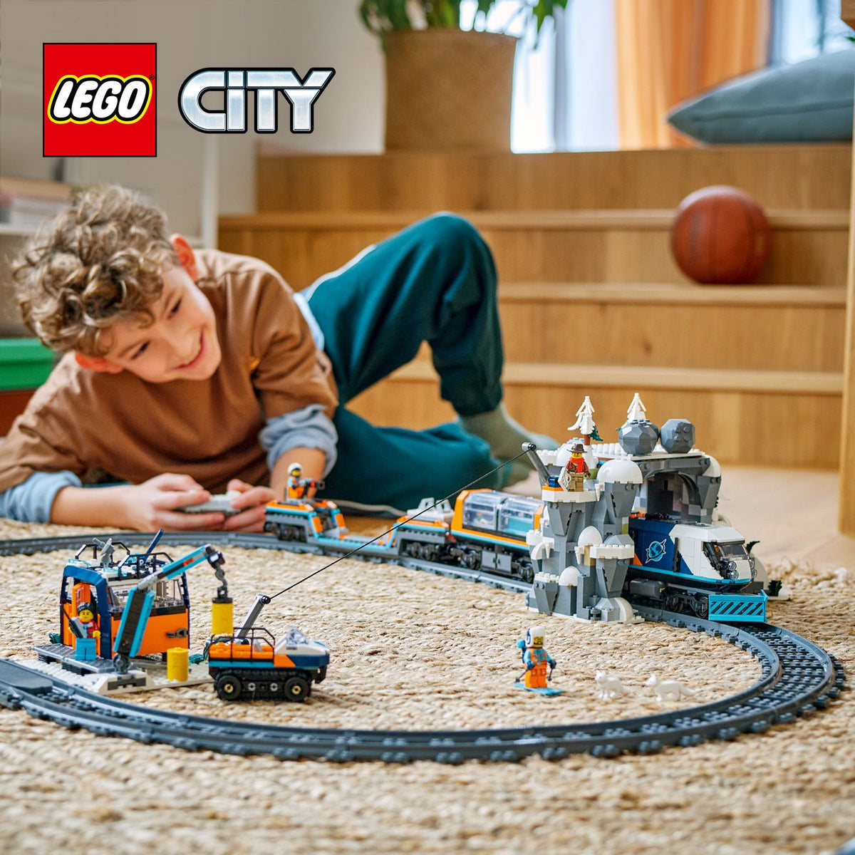 LEGO City 60470 Treno espresso artico degli esploratori