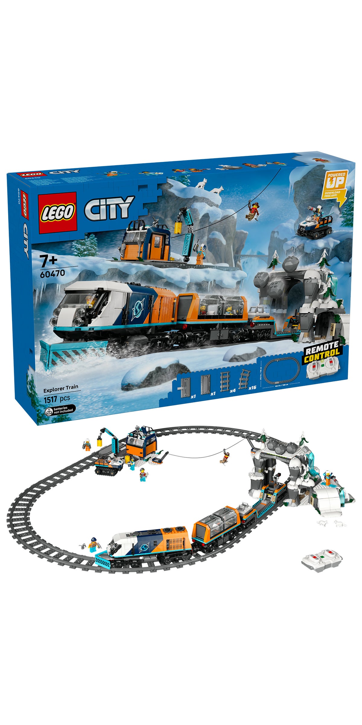 LEGO City 60470 Treno espresso artico degli esploratori