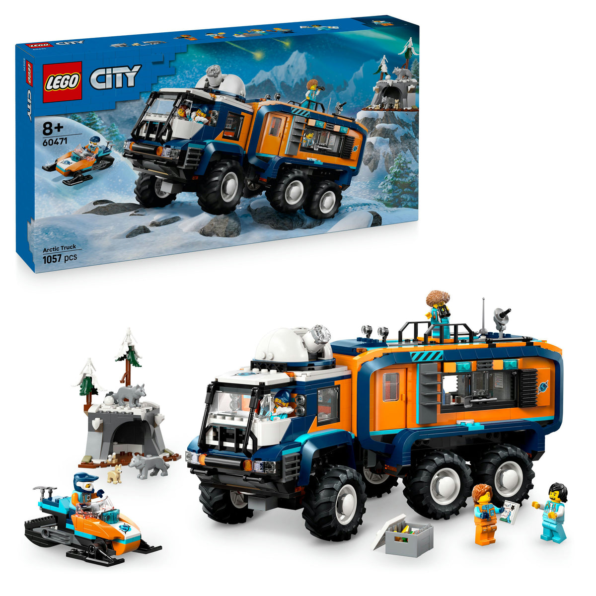 LEGO City 60471 Grande camion artico con laboratorio