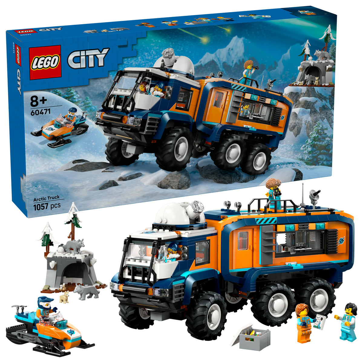 LEGO City 60471 Grande camion artico con laboratorio