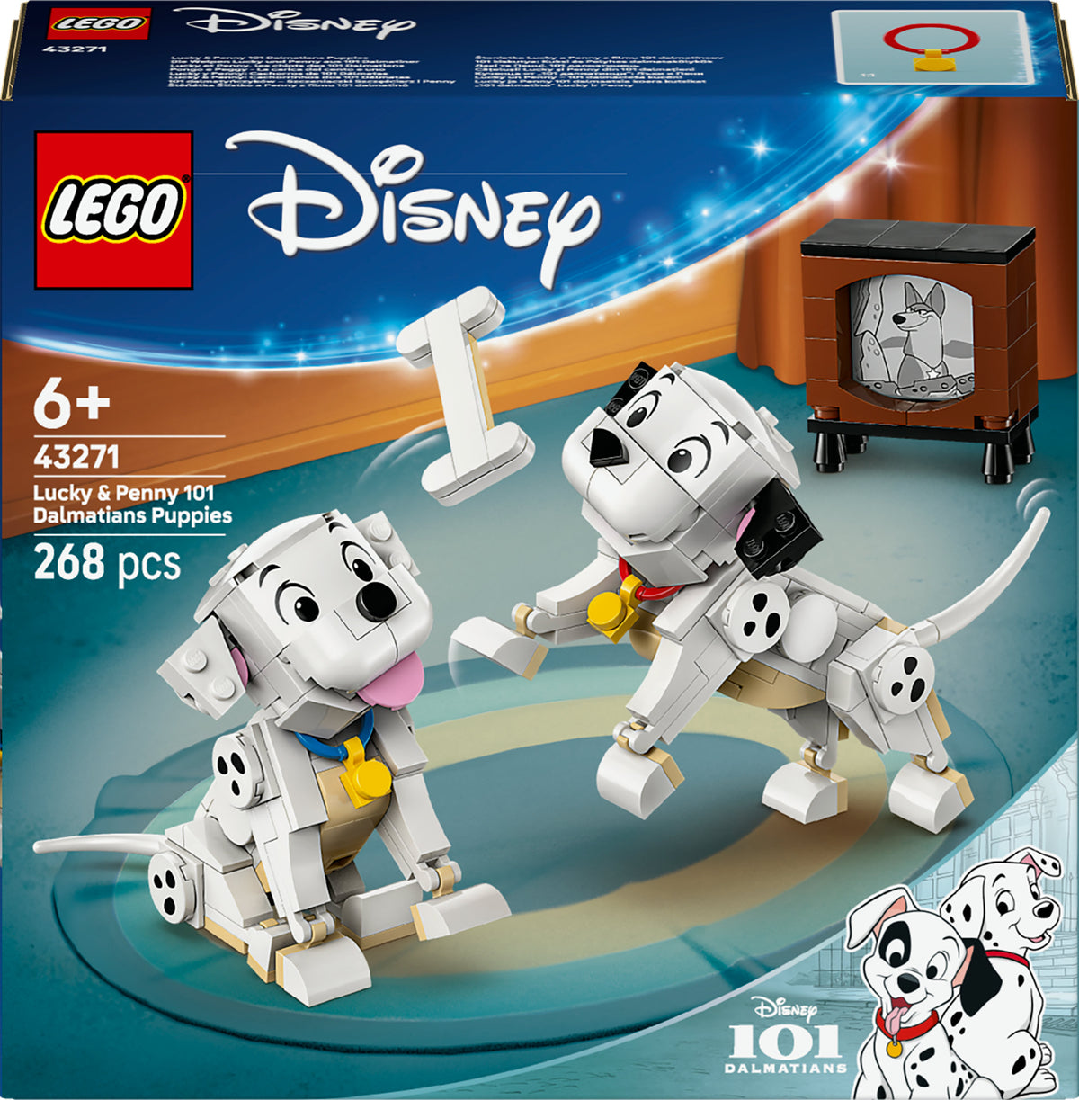 LEGO Disney Classic 43271 Pongo e Peggy La carica dei cento e uno
