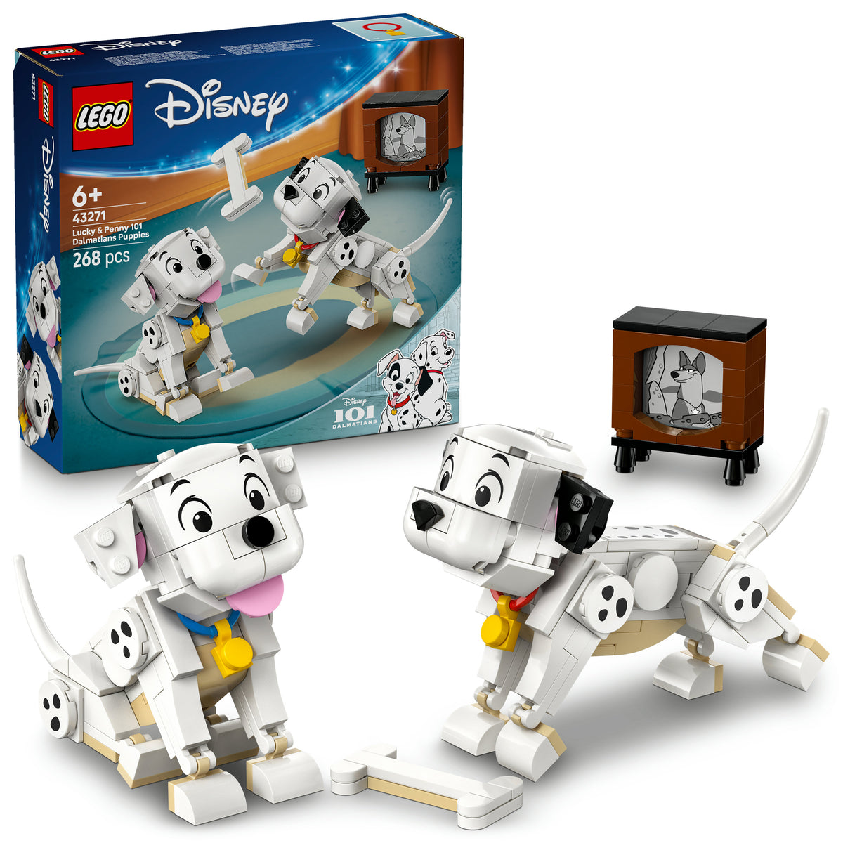 LEGO Disney Classic 43271 Pongo e Peggy La carica dei cento e uno