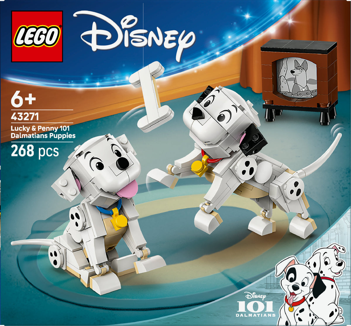 LEGO Disney Classic 43271 Pongo e Peggy La carica dei cento e uno