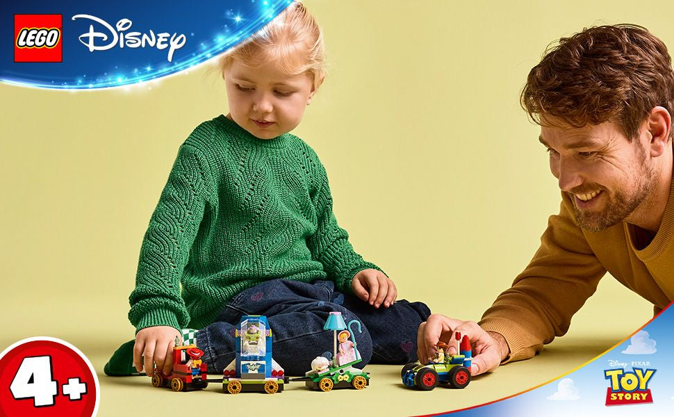 LEGO Disney Classic 43264 Toy Story: Treno e Auto RC celebrativi