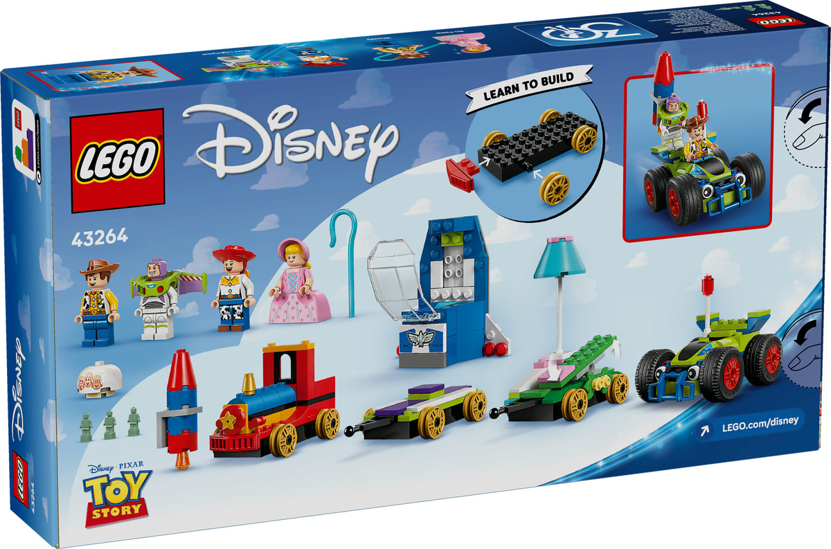 LEGO Disney Classic 43264 Toy Story: Treno e Auto RC celebrativi