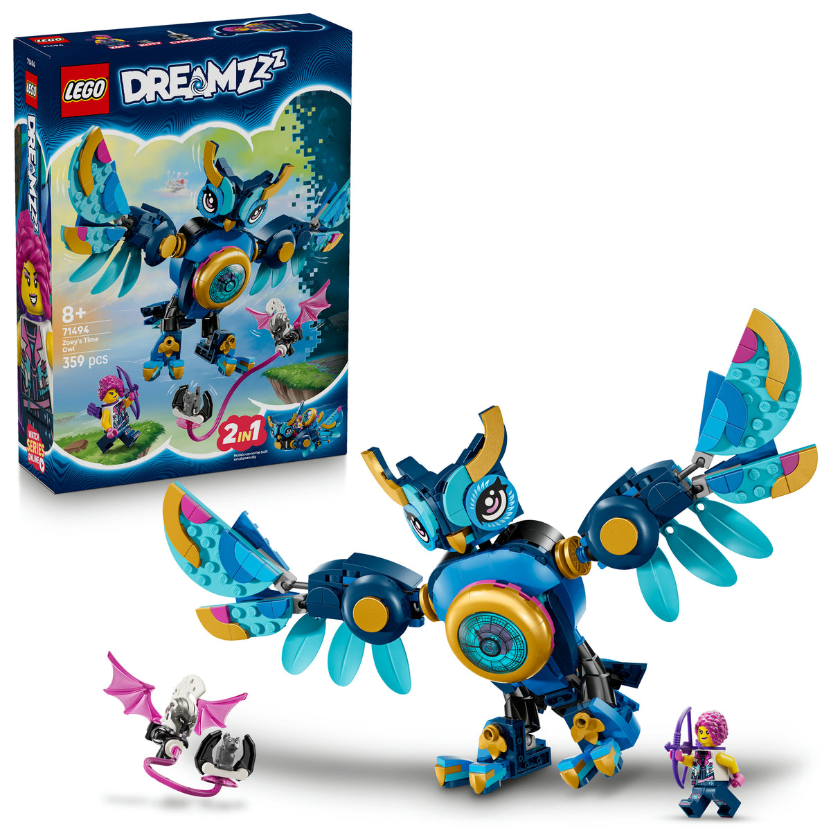 LEGO Dreamzzz 71494 Il gufo del tempo di Zoey