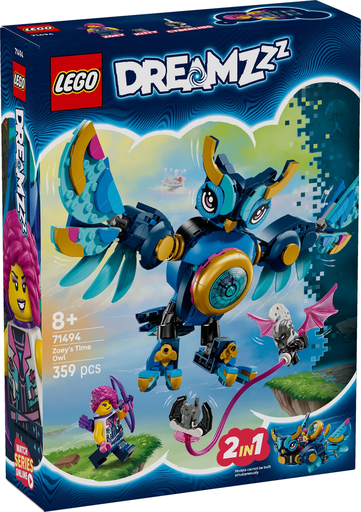 LEGO Dreamzzz 71494 Il gufo del tempo di Zoey