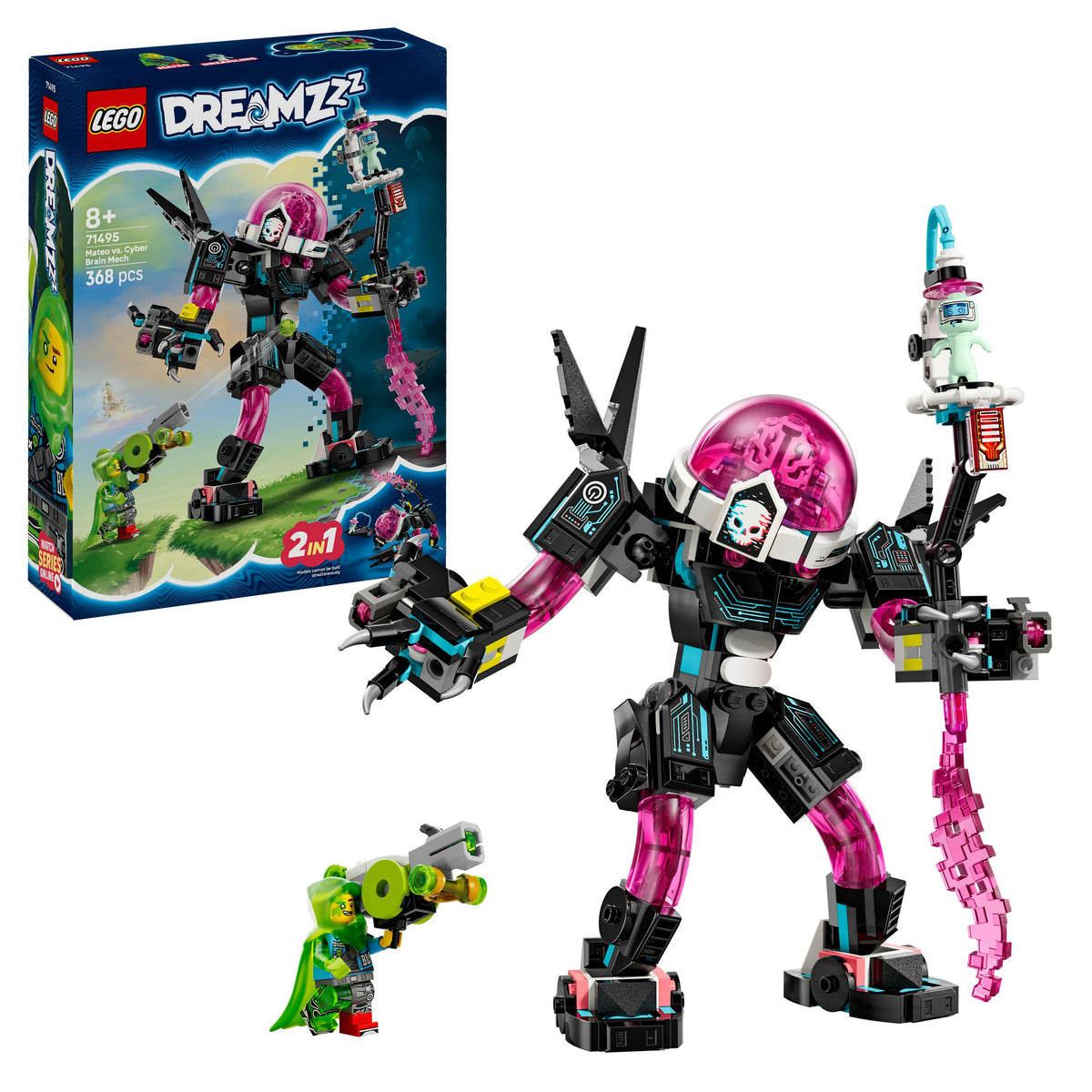 LEGO Dreamzzz 71495 Mateo vs. Mech Cyber Ragno