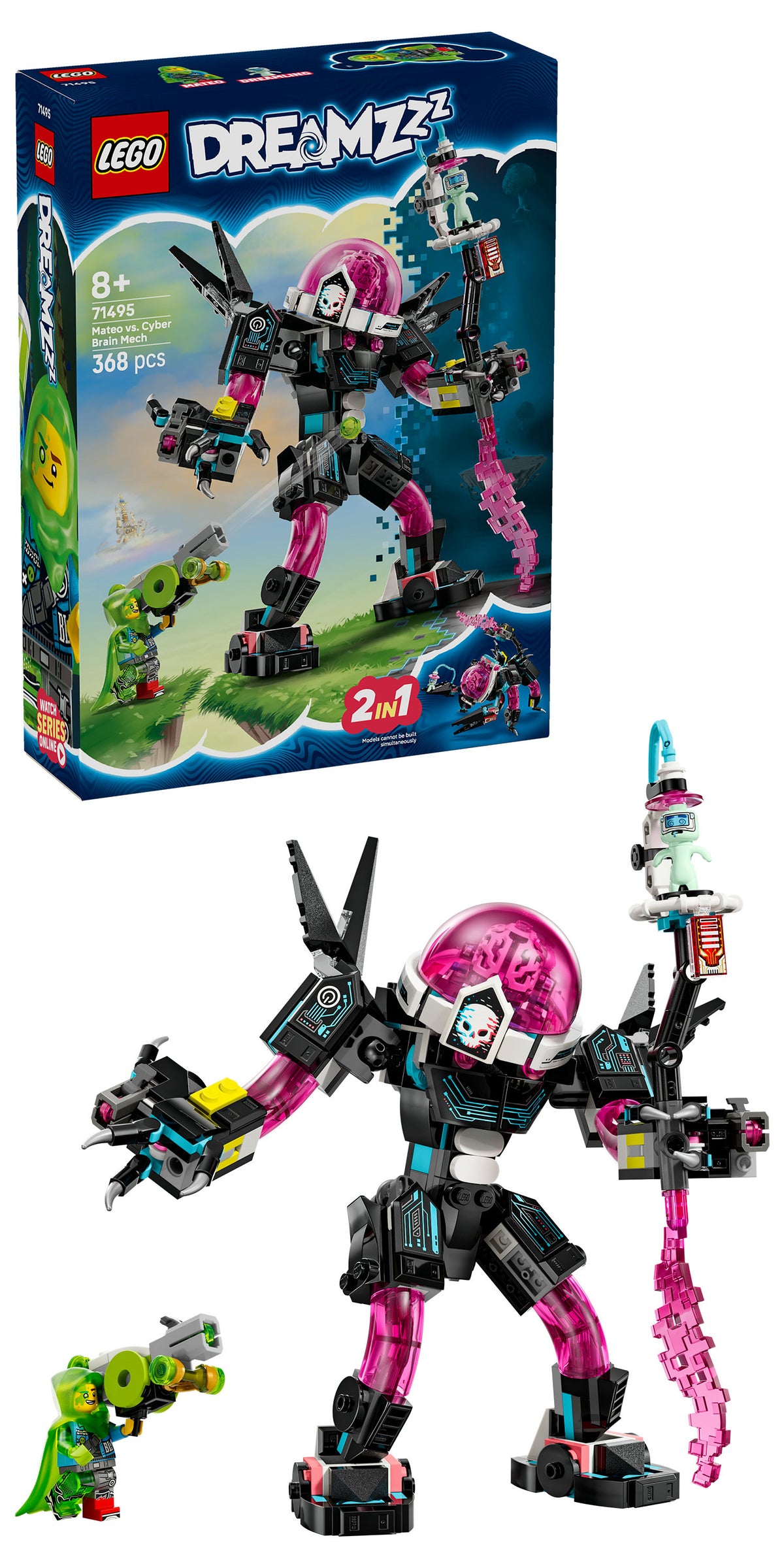 LEGO Dreamzzz 71495 Mateo vs. Mech Cyber Ragno