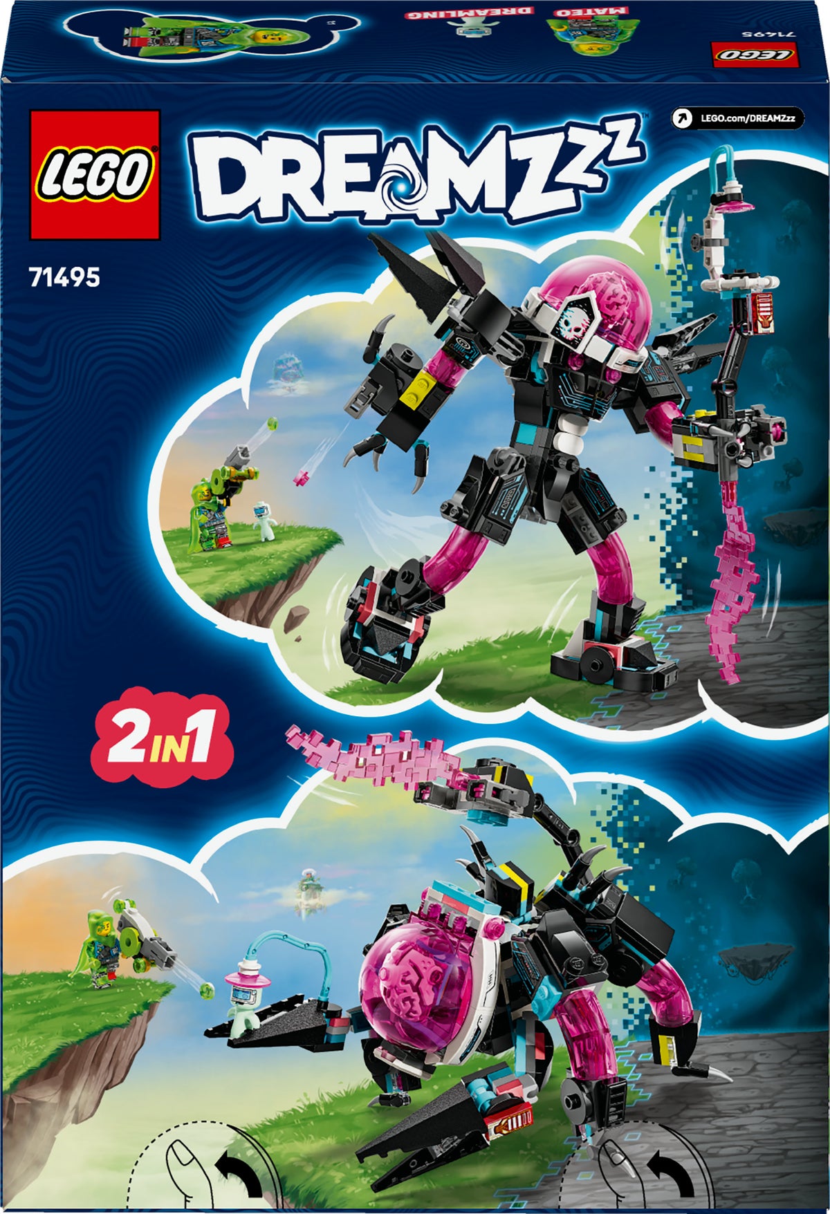 LEGO Dreamzzz 71495 Mateo vs. Mech Cyber Ragno