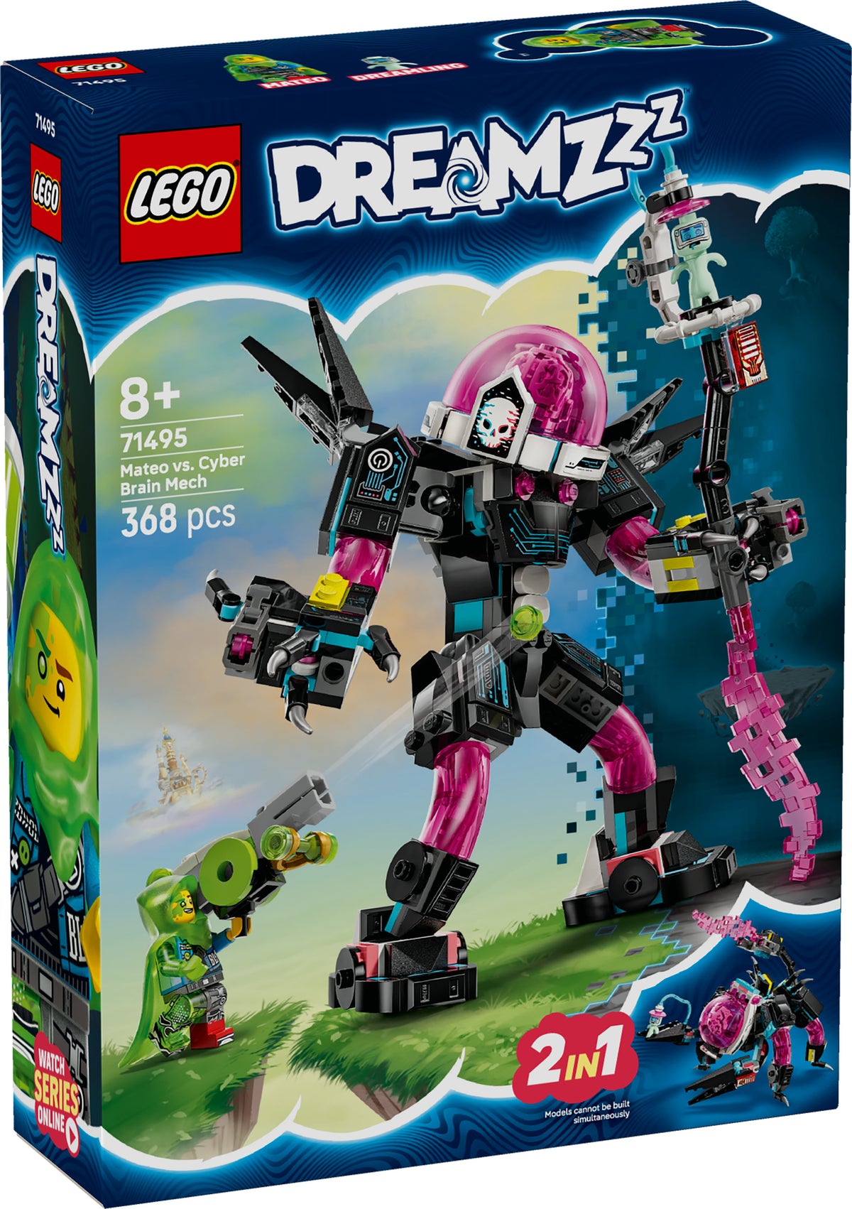 LEGO Dreamzzz 71495 Mateo vs. Mech Cyber Ragno
