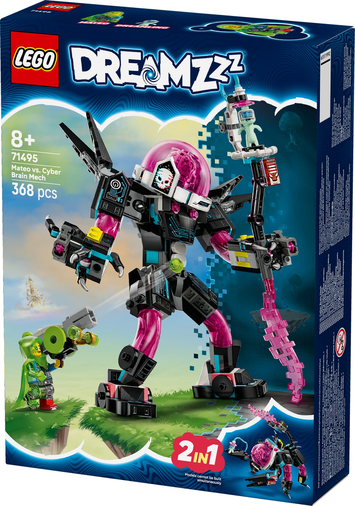 LEGO Dreamzzz 71495 Mateo vs. Mech Cyber Ragno