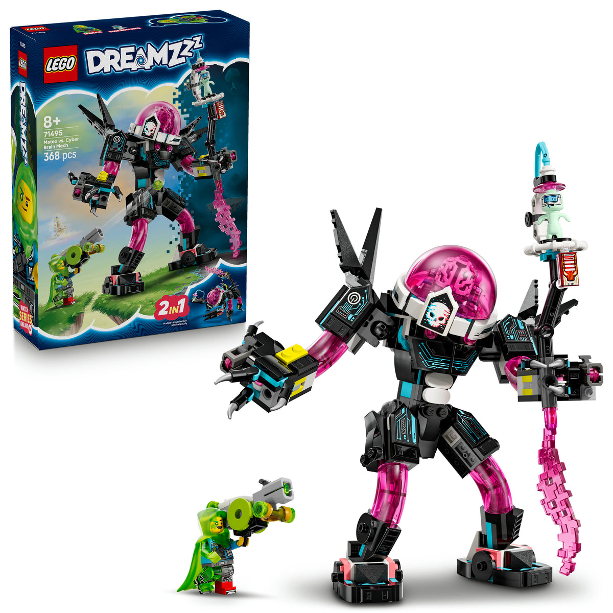 LEGO Dreamzzz 71495 Mateo vs. Mech Cyber Ragno