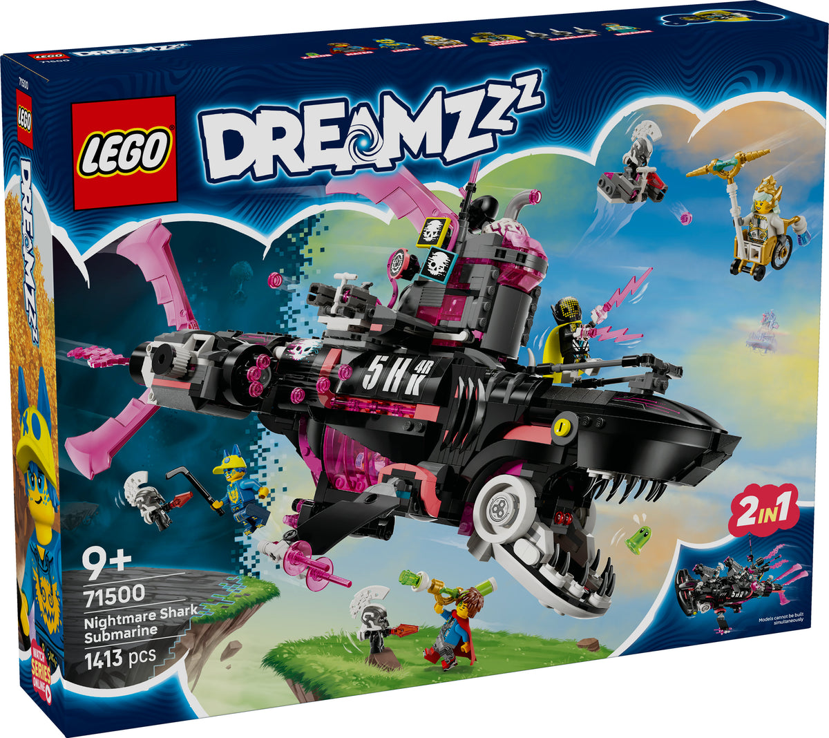 LEGO Dreamzzz 71500 Sottomarino-squalo Nightmare